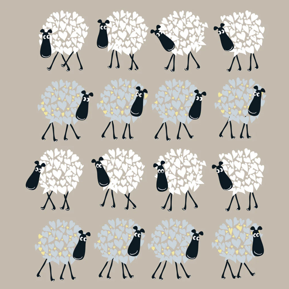 Blue Rinse Sheep print