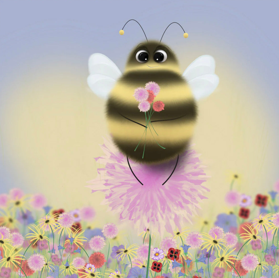 Bubbles the bee print