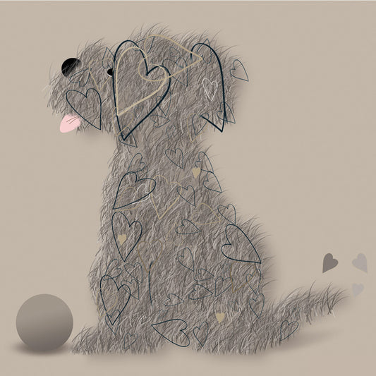 Scruffy the dog print