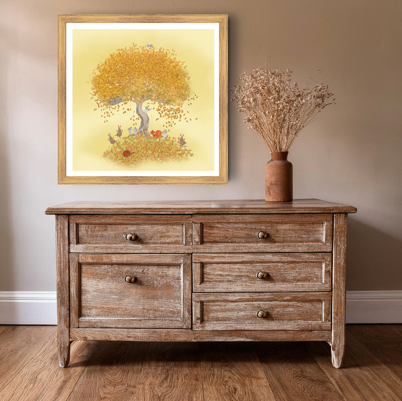 The Friendly Forest print