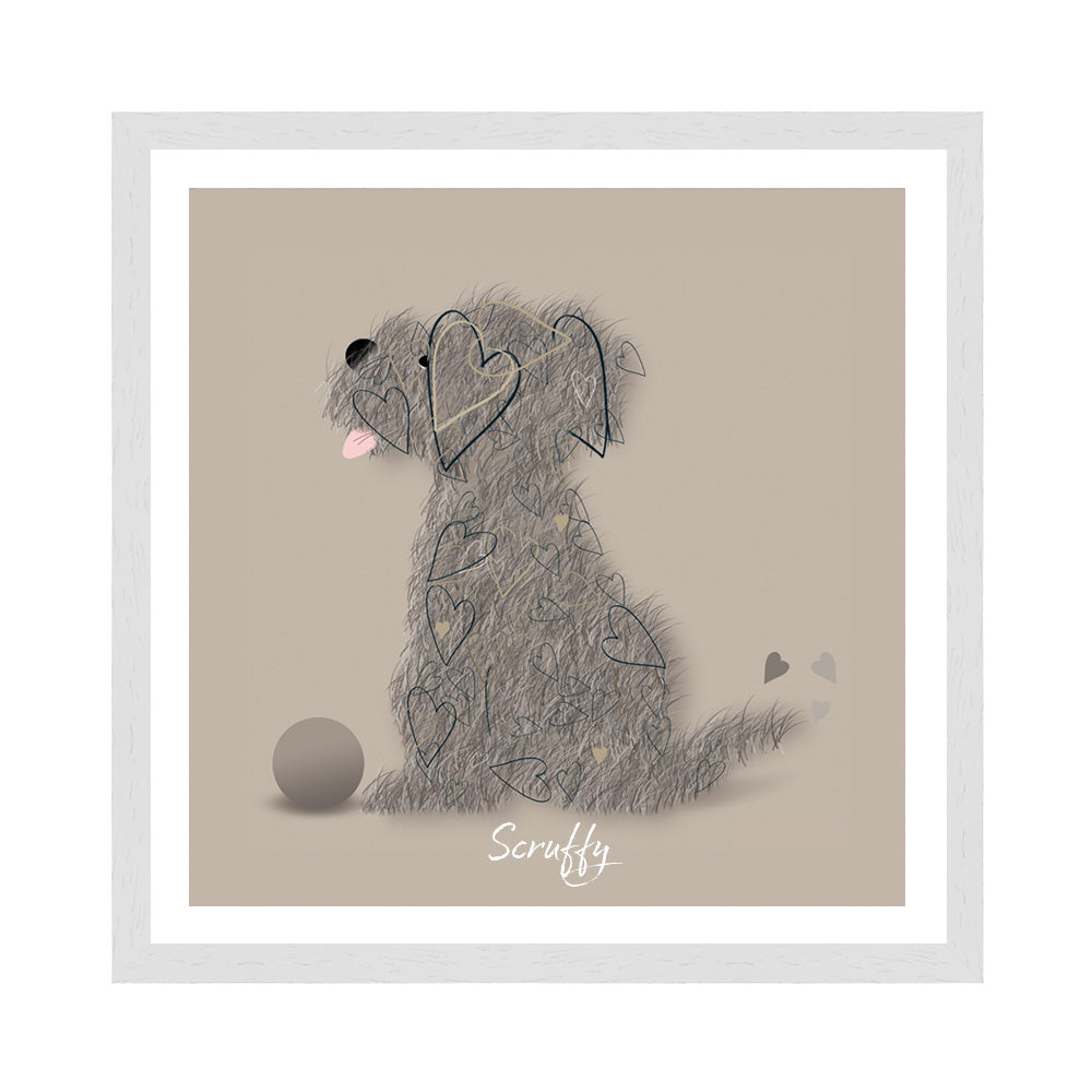 Scruffy the dog print