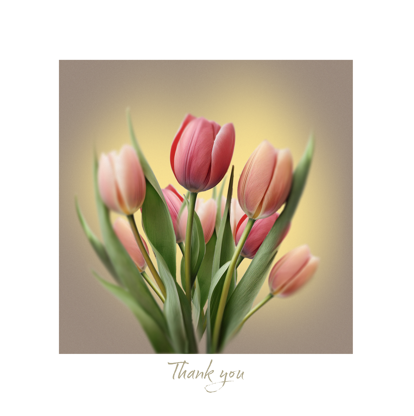 Tulips Thank you