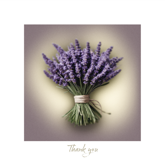 Lavender Thank you