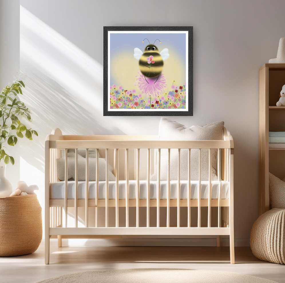 Bubbles the bee print