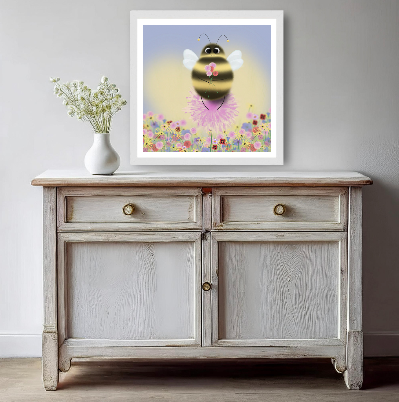 Bubbles the bee print