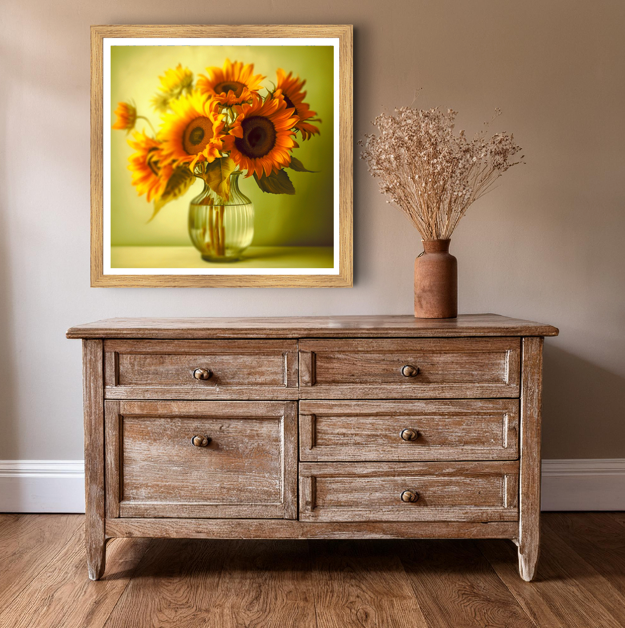 Sunny Sunflowers print